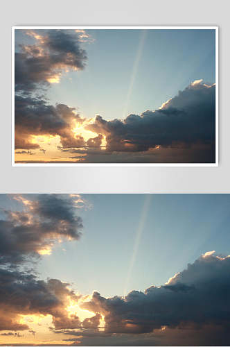 天空乌云摄影图