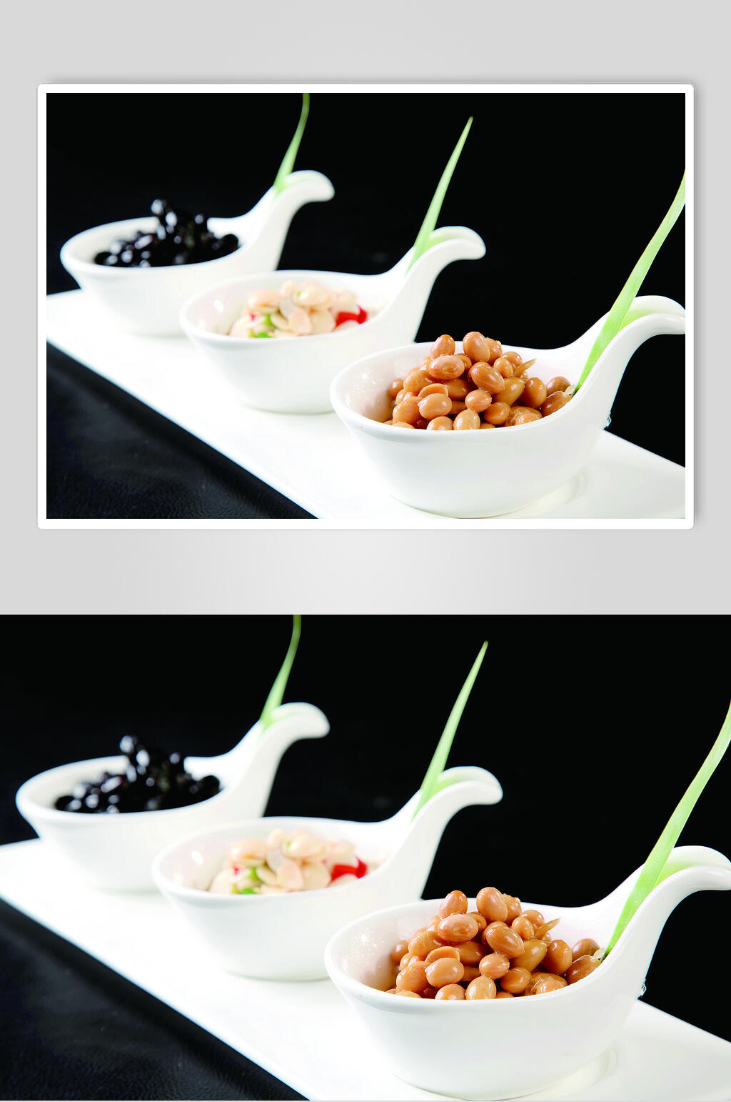 养生三色豆美食摄影图片素材