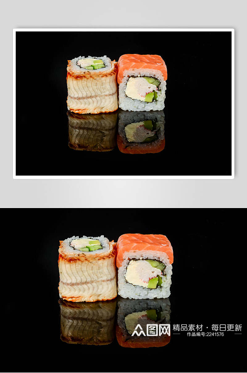 新鲜寿司食物图片素材