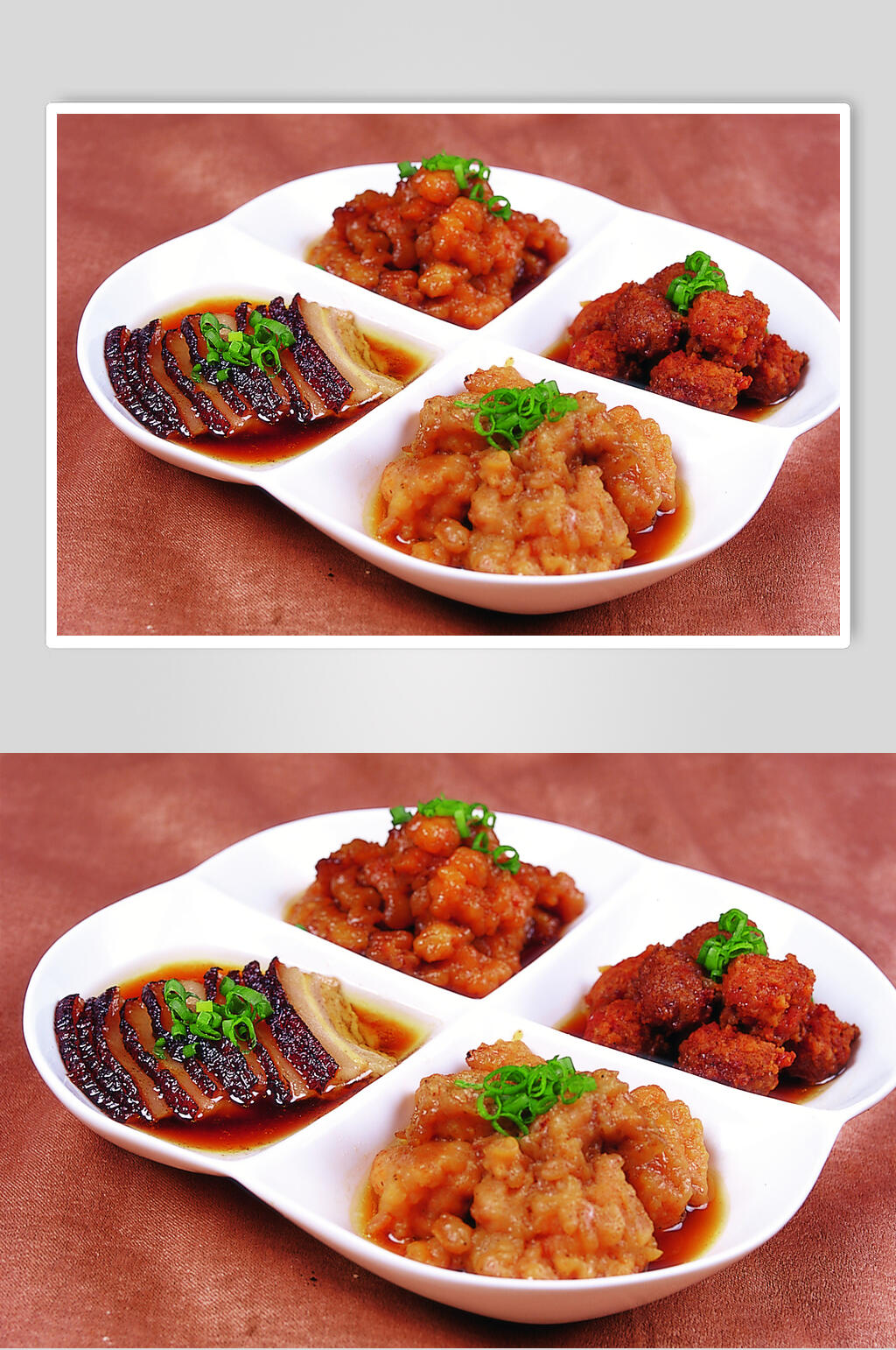 长安四碗食物高清图片素材