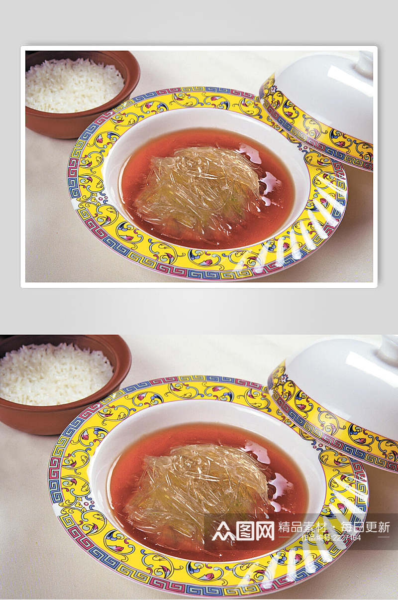 浓汤鱼翅捞饭食品图片素材