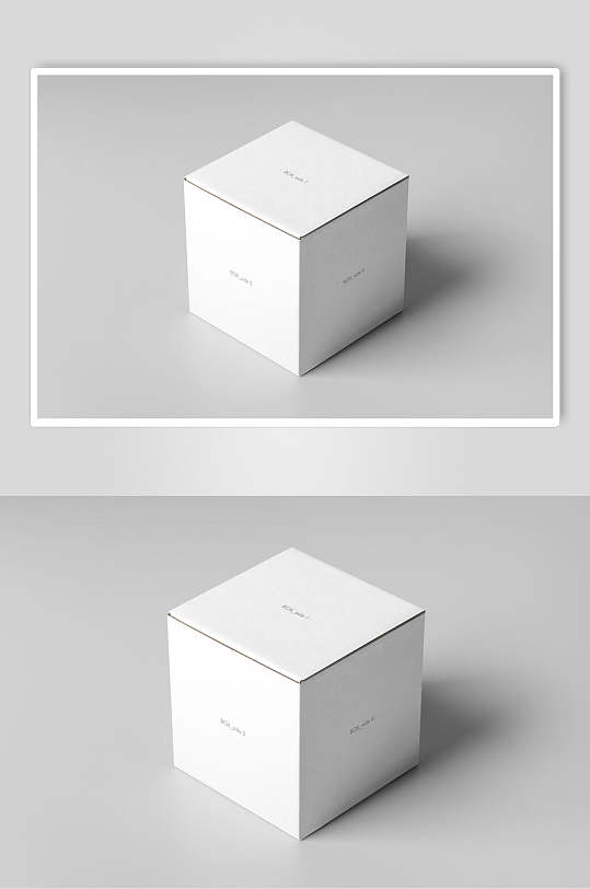简约精致学生方盒样机