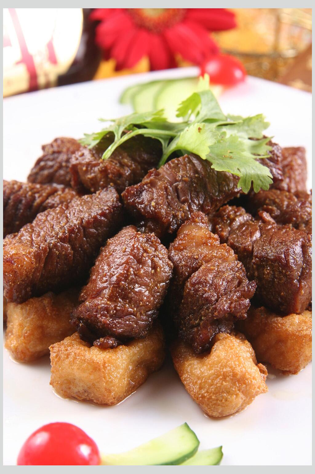 神户牛仔粒食物摄影图片素材
