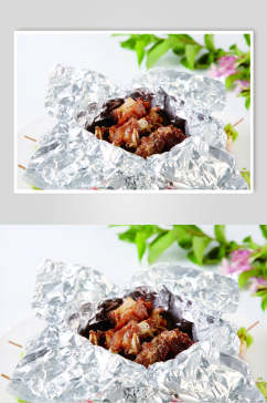 蒙古烤肉食物摄影图片