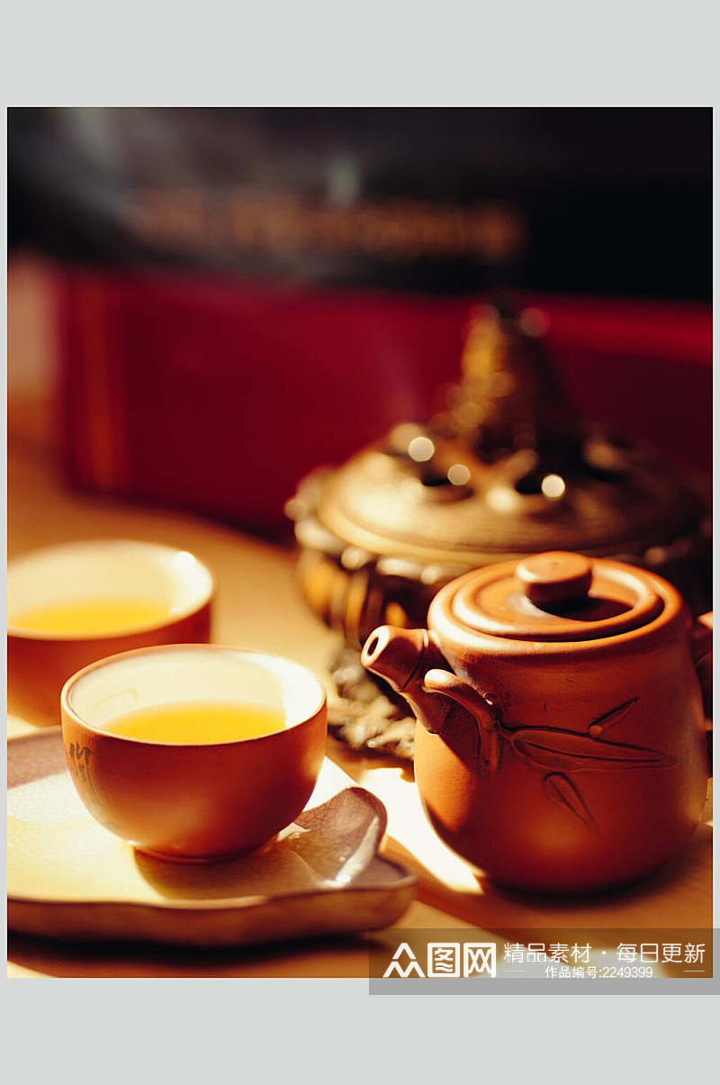 中式高档茶具高清图片素材