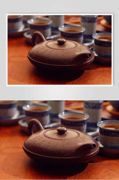 典雅高档茶具摄影图片