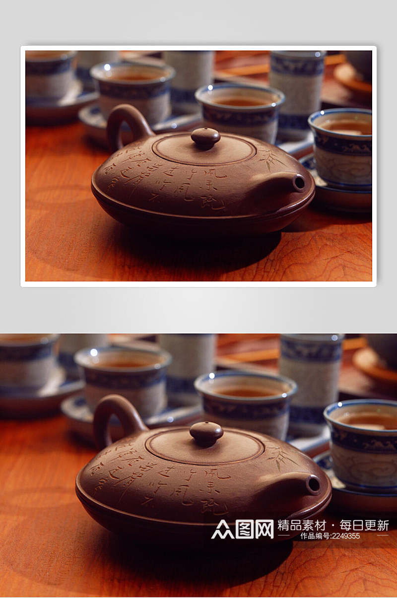 典雅高档茶具摄影图片素材