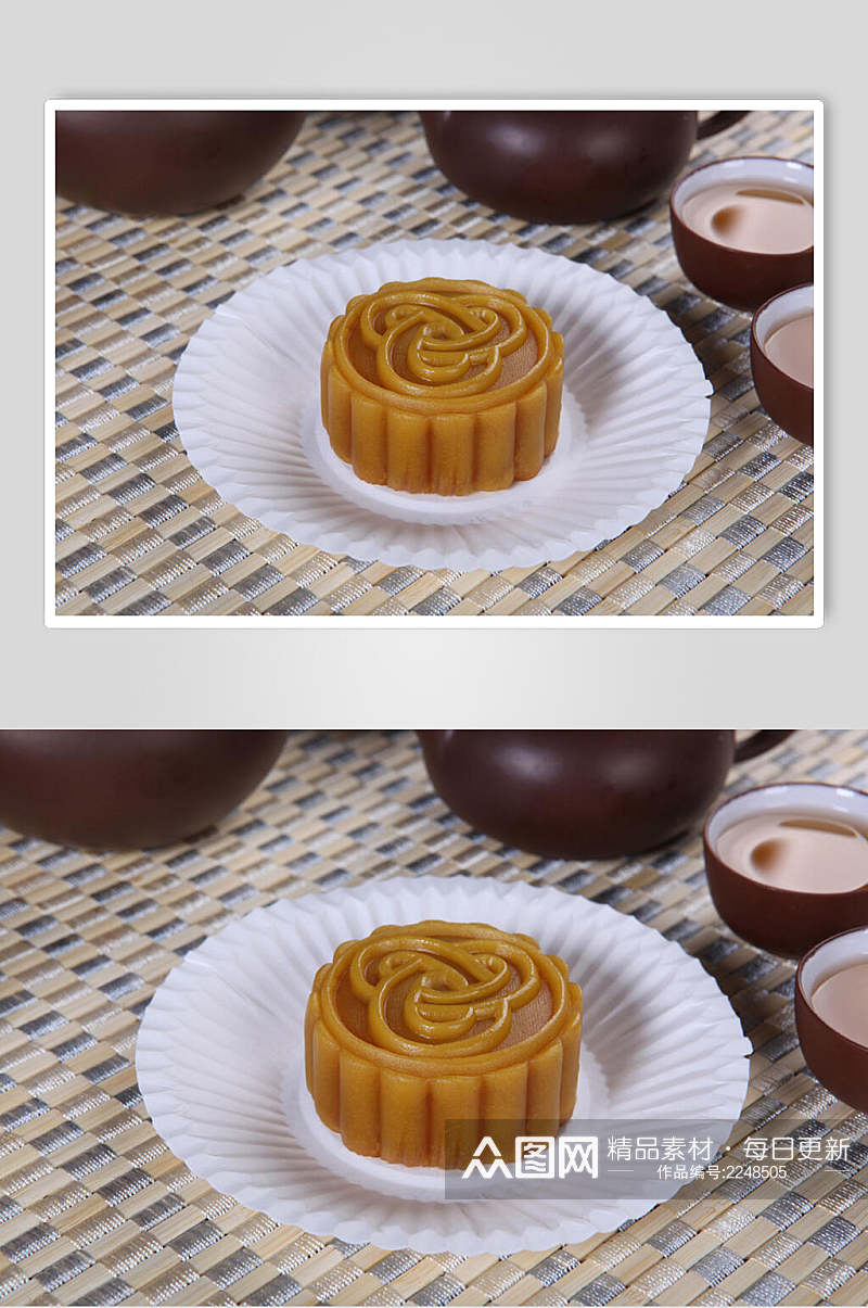 冰皮月饼食品摄影图片素材