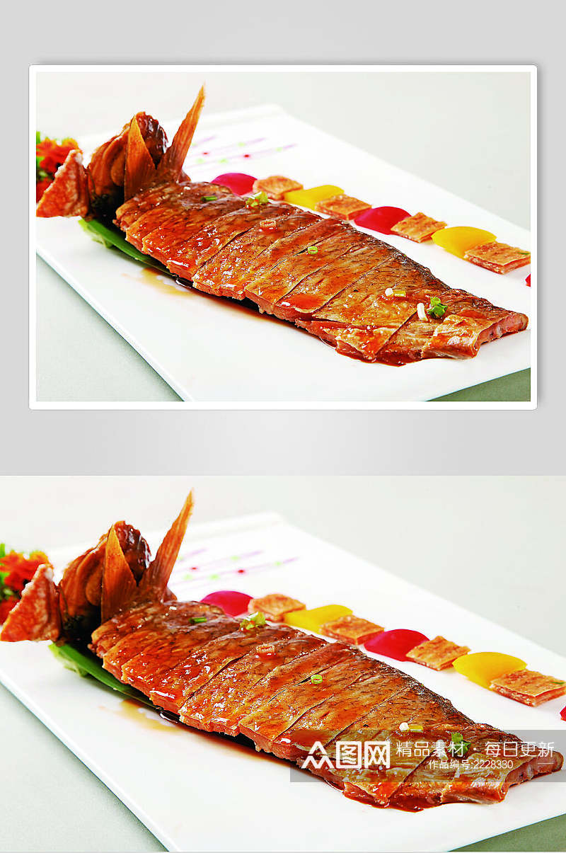 盐扁鱼食物摄影图片素材