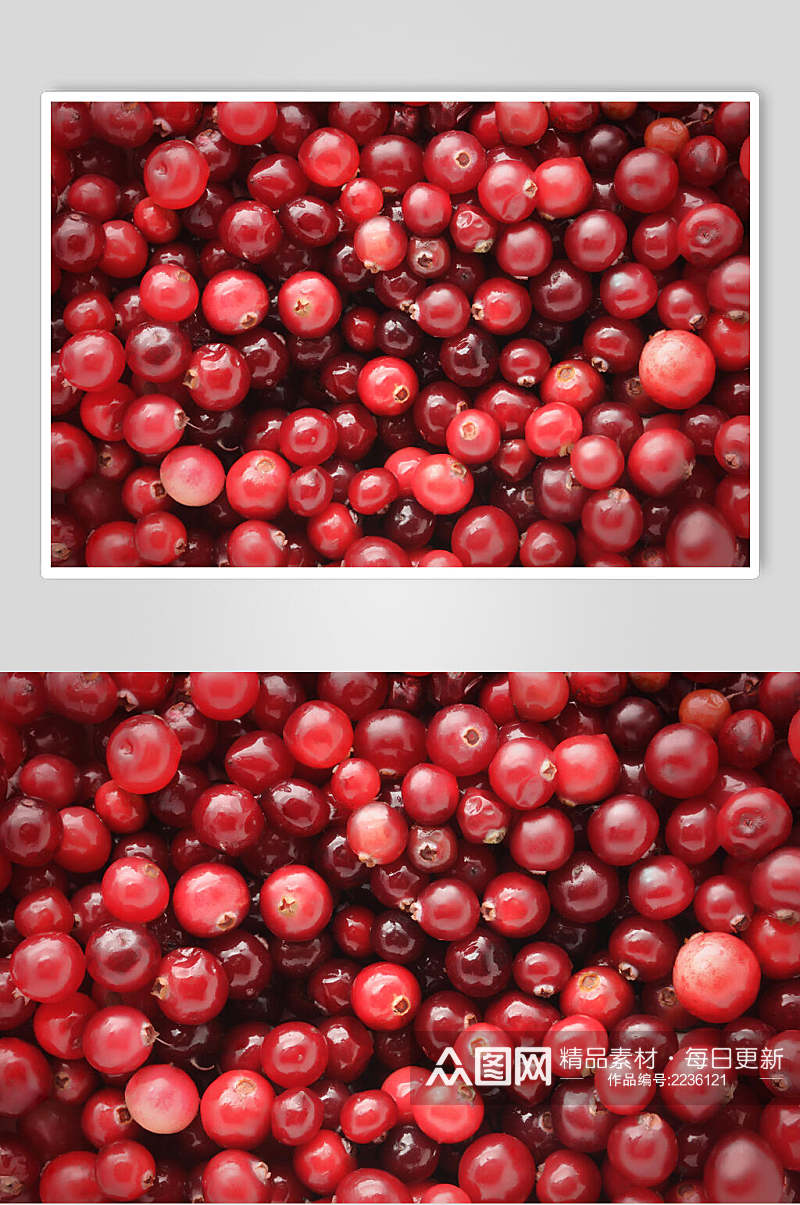 红润山楂水果图片素材