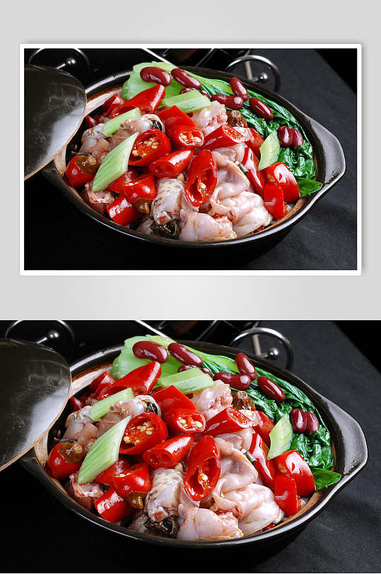 保仔飯泡椒保仔飯攝影圖