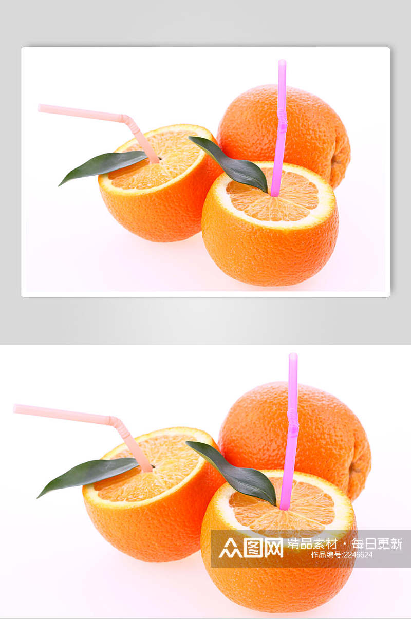 橙汁水果食品高清图片素材
