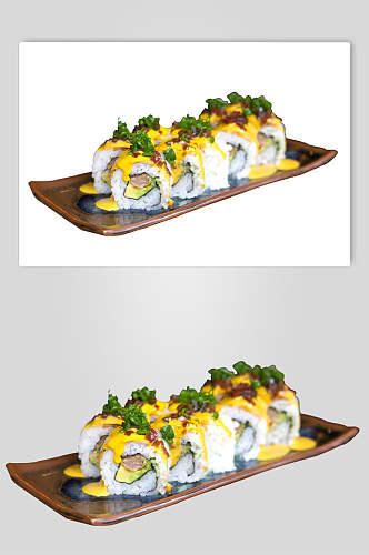 清新寿司食品图片