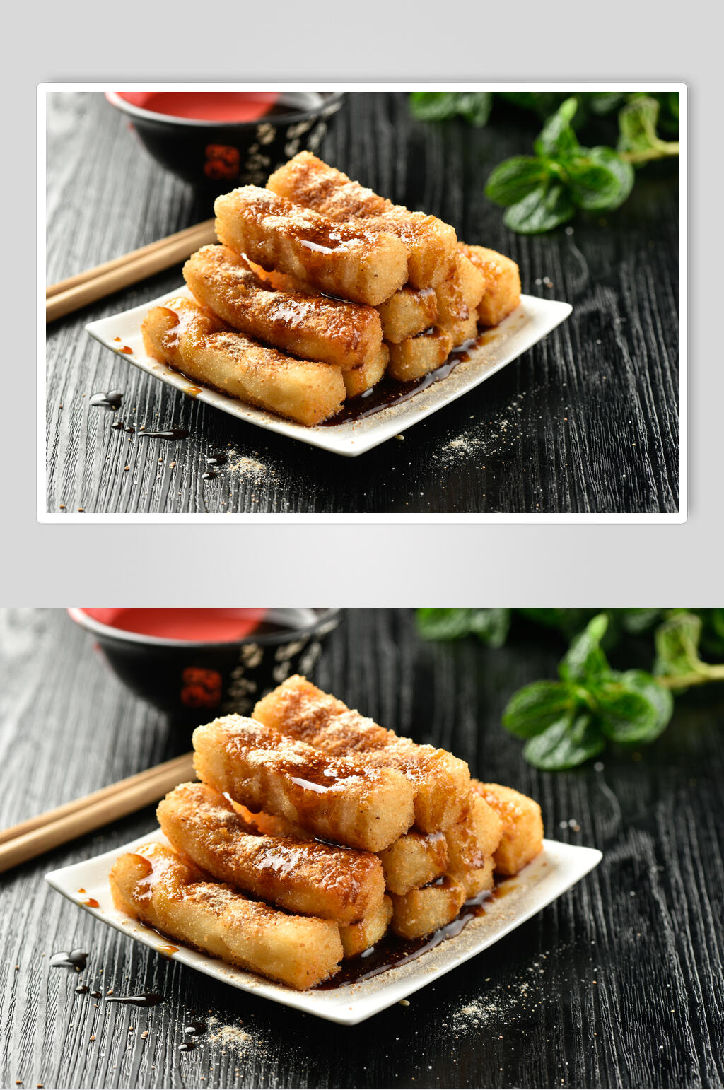 招牌糯米糍粑食品图片素材