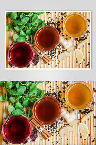 花茶茶具泡茶食品图片