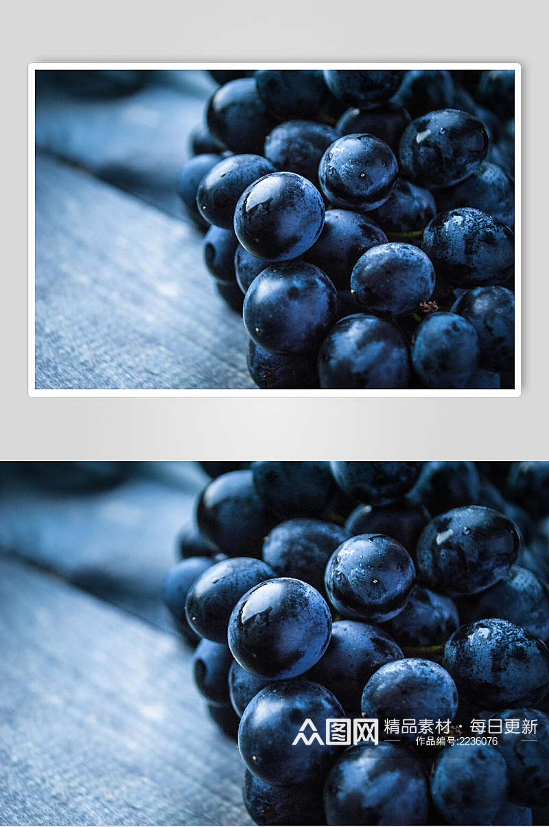 新鲜美味蓝莓水果图片素材