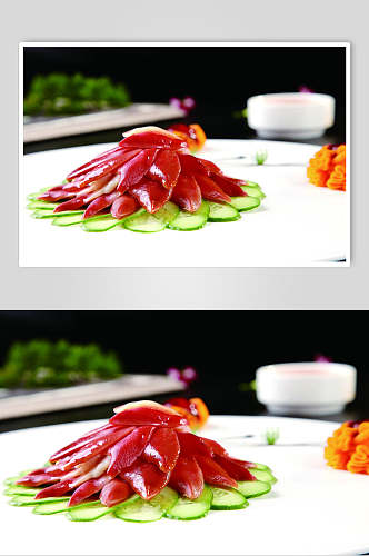 蒜椒北极贝食物高清图片