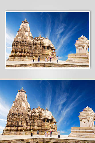 大气印度宗教寺庙古建筑摄影图