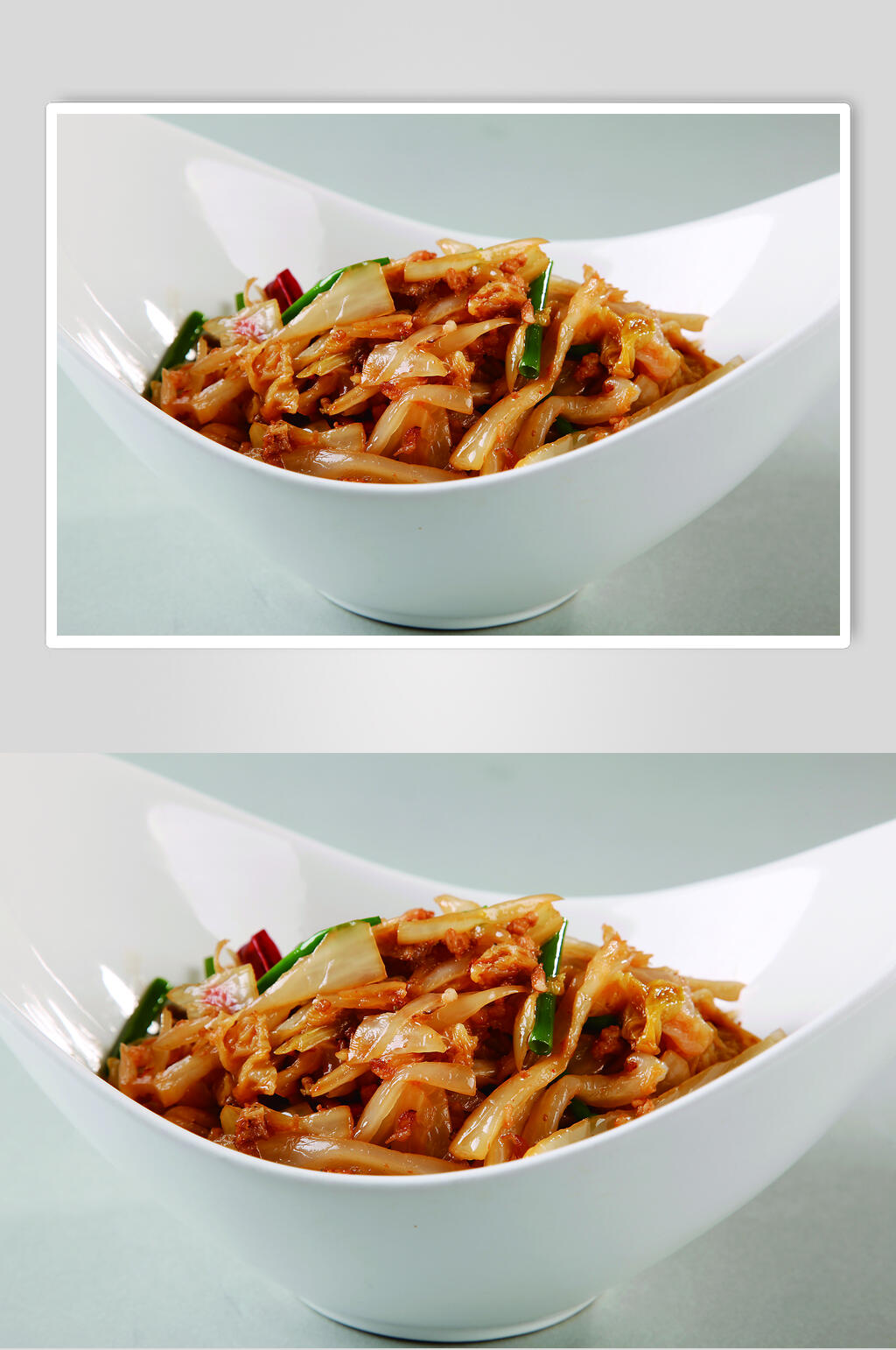 肉沫烧酸白菜食物摄影图片素材