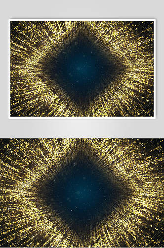 物理金色粒子素材图片