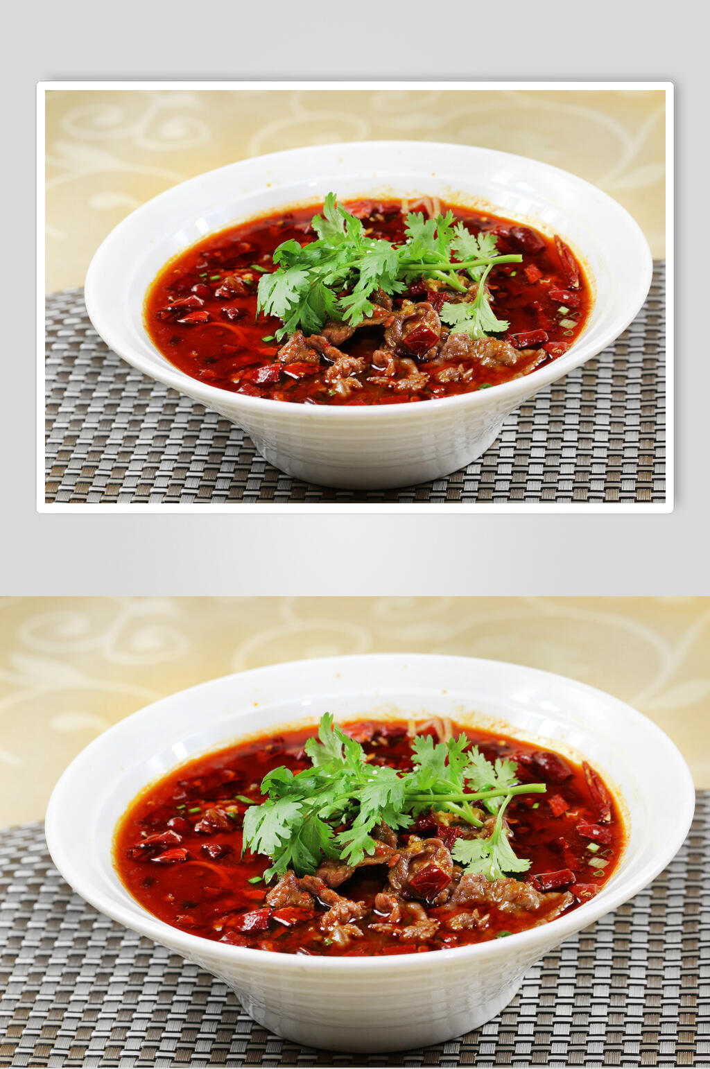 香浓美味水煮牛肉高清图片素材