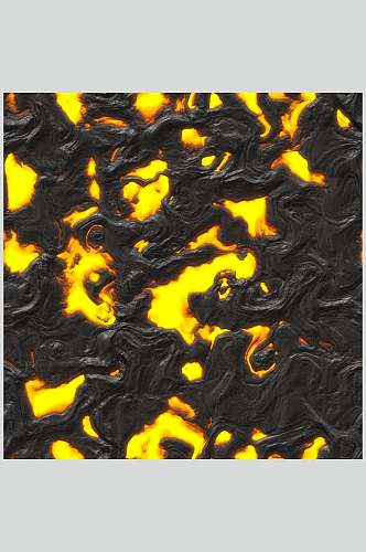 火山黄色火焰熔岩图片