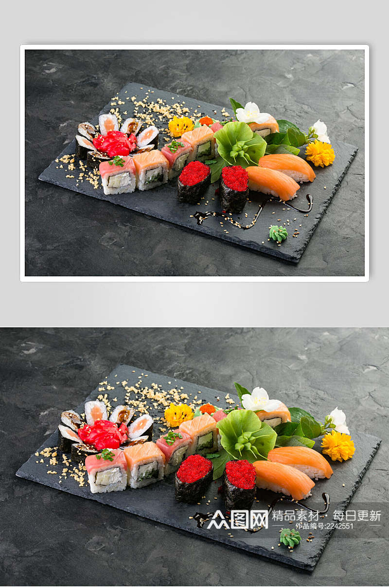 鲜香美味寿司餐饮食物图片素材