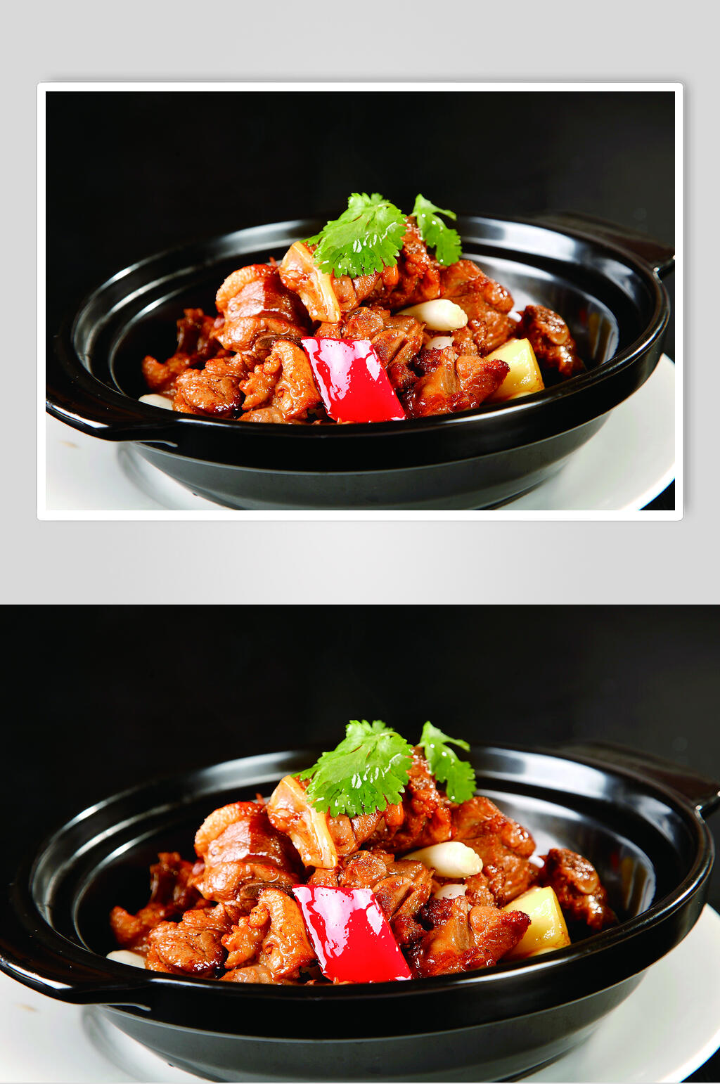 香酱啫野生火鸭食物高清图片素材