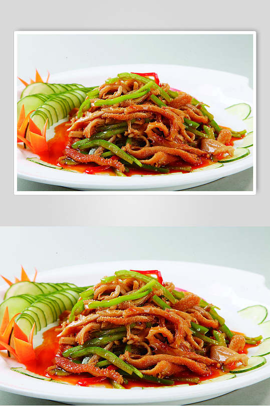 鲜香美味羊肚食物摄影图片