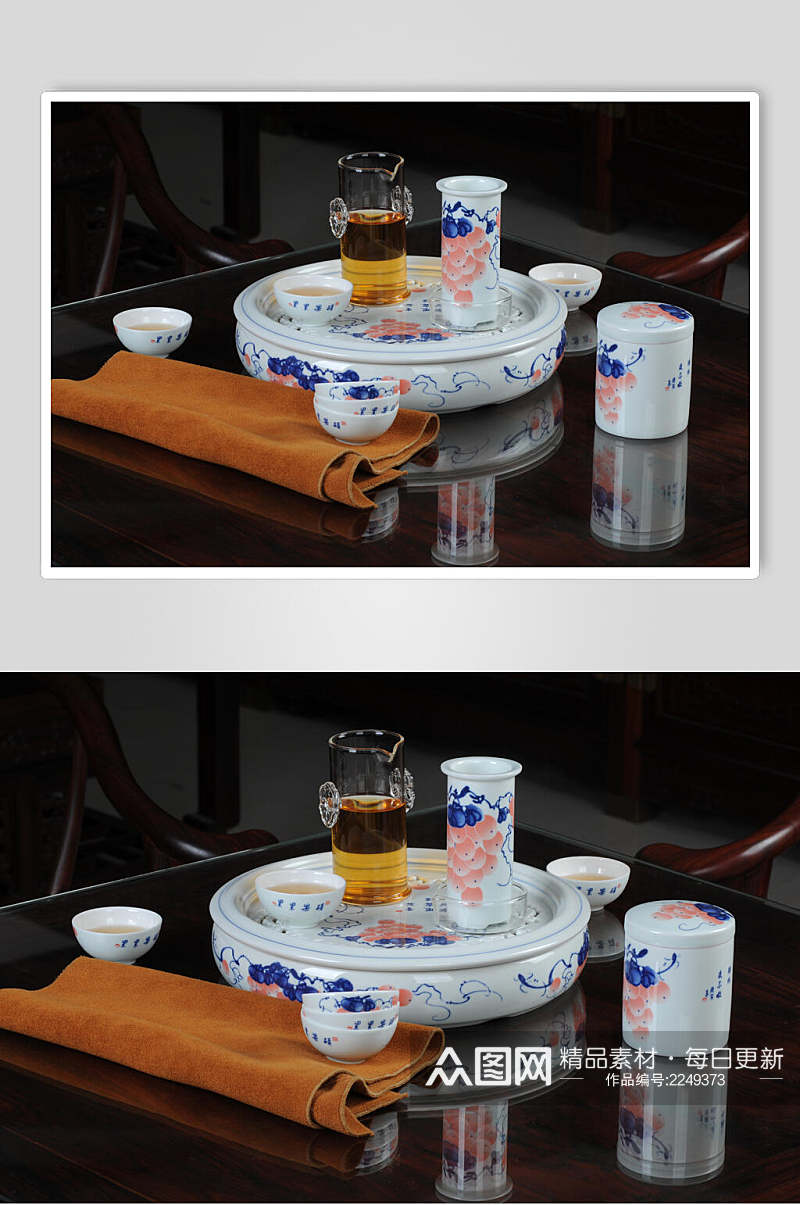 精致大气高档茶具摄影图片素材