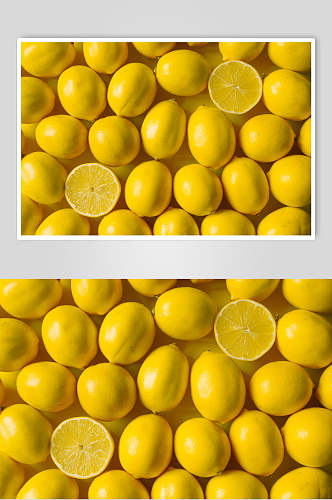 黄柠檬水果食品高清图片