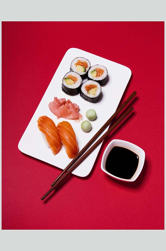 精致日式料理寿司美食图片