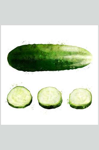 绿色黄瓜蔬果食品图片