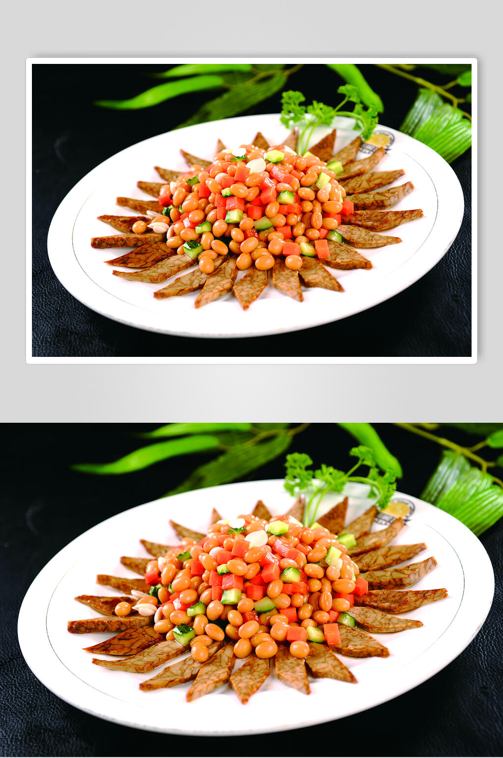 豆干拌黄豆副本食物摄影图片素材