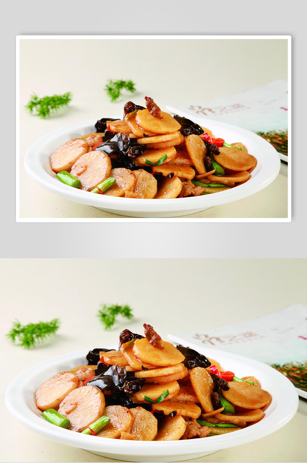 小炒山药食品图片素材