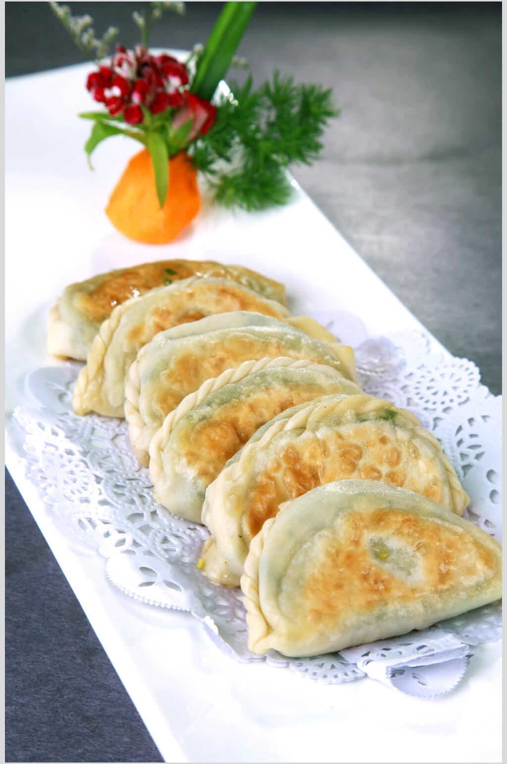 美味精品韭菜盒子食品摄影图片素材