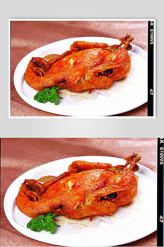 葫芦鸡食物摄影图片