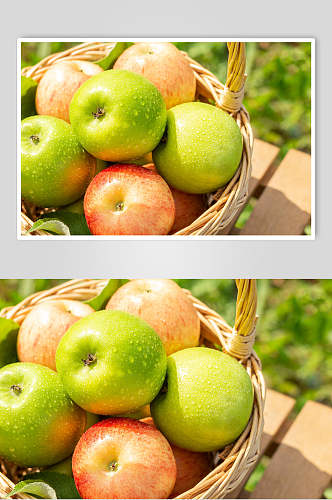 新鲜苹果水果食品高清图片