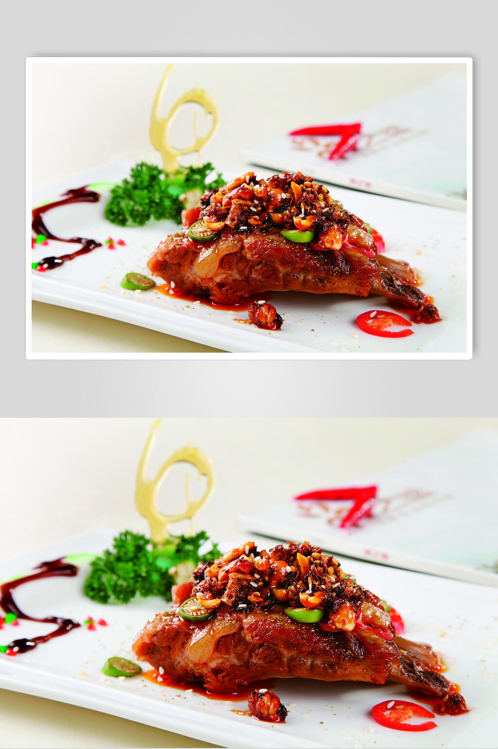 秘制大排食物摄影图片素材