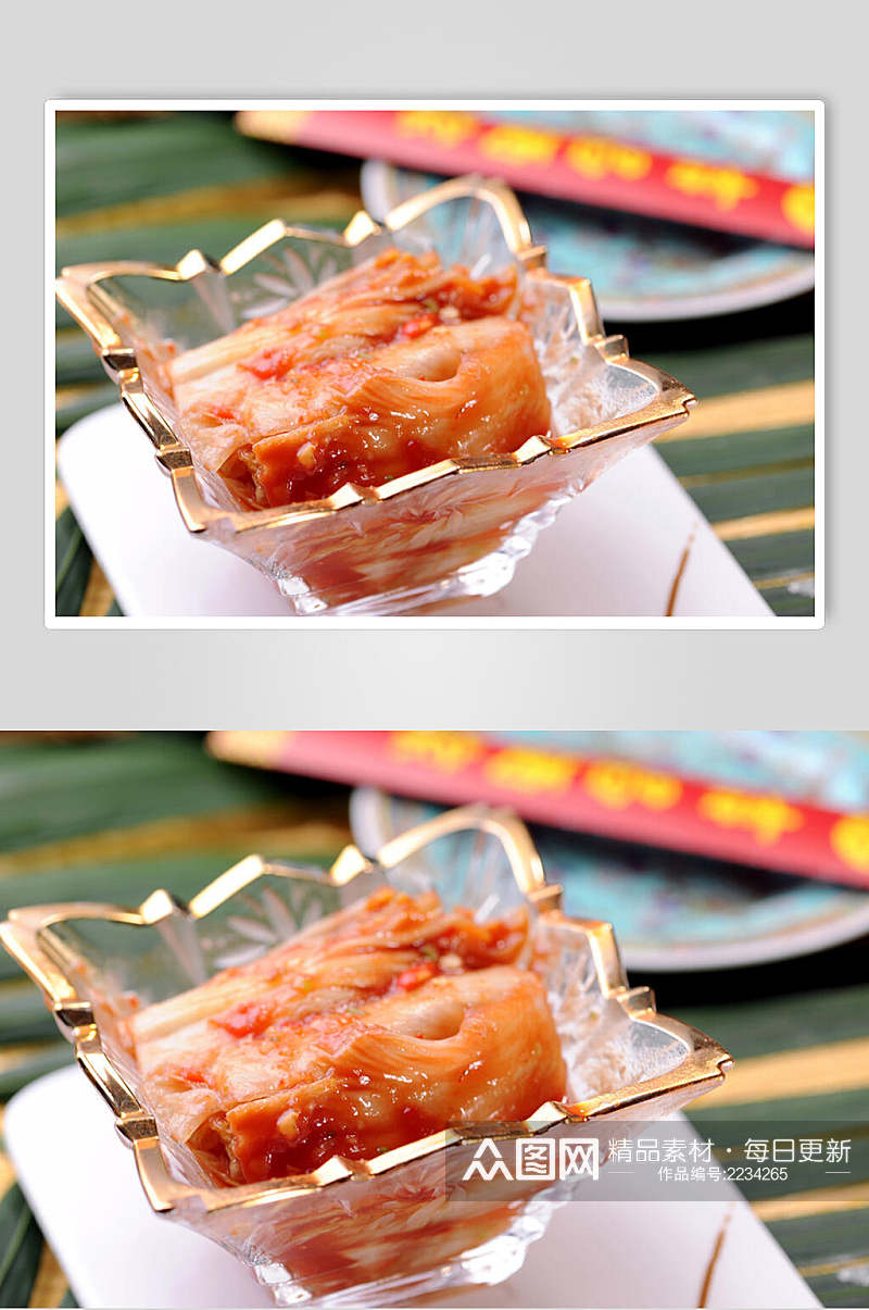 精致美味韩式泡菜食品高清图片素材