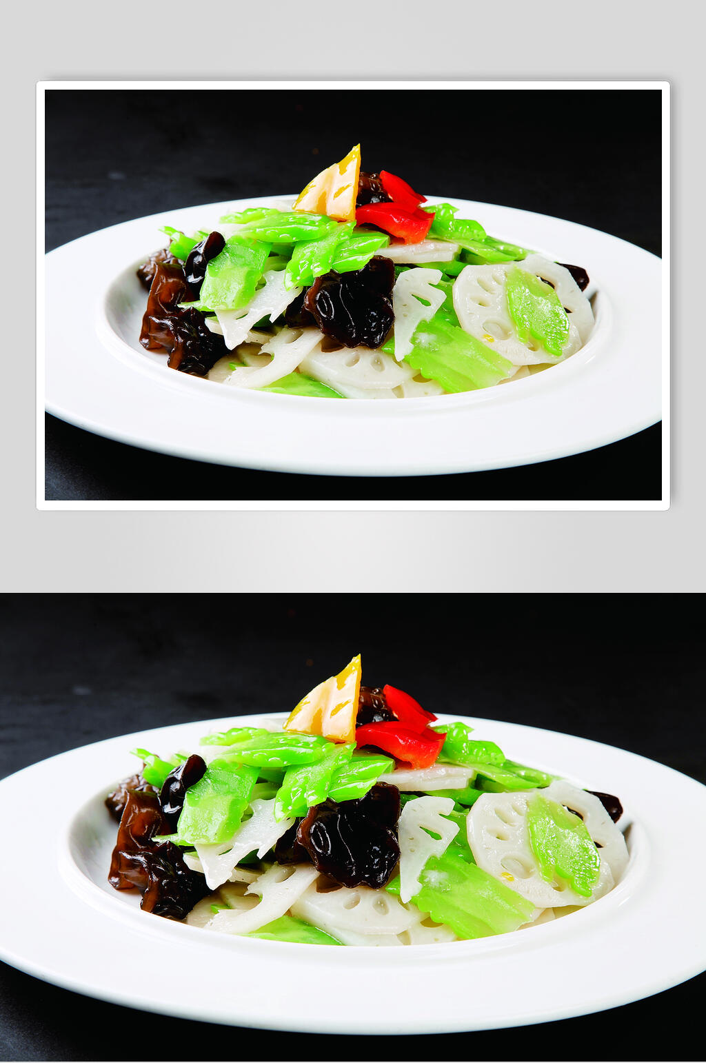田园小炒食物摄影图片素材