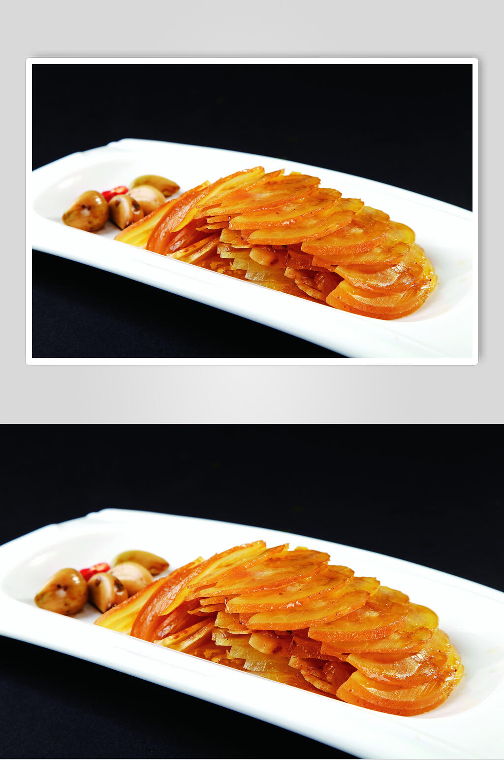 盐锔牛掌食物摄影图片素材