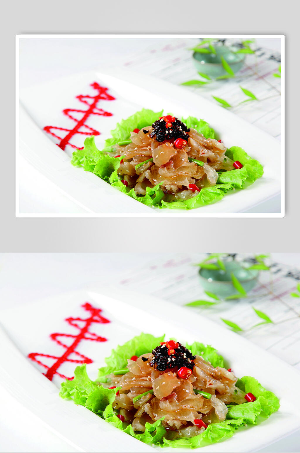 香辣驴筋食物高清图片素材