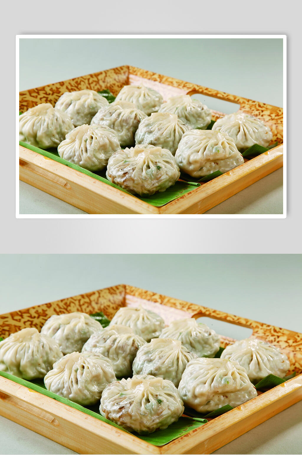菌菇薄皮包食物高清图片素材