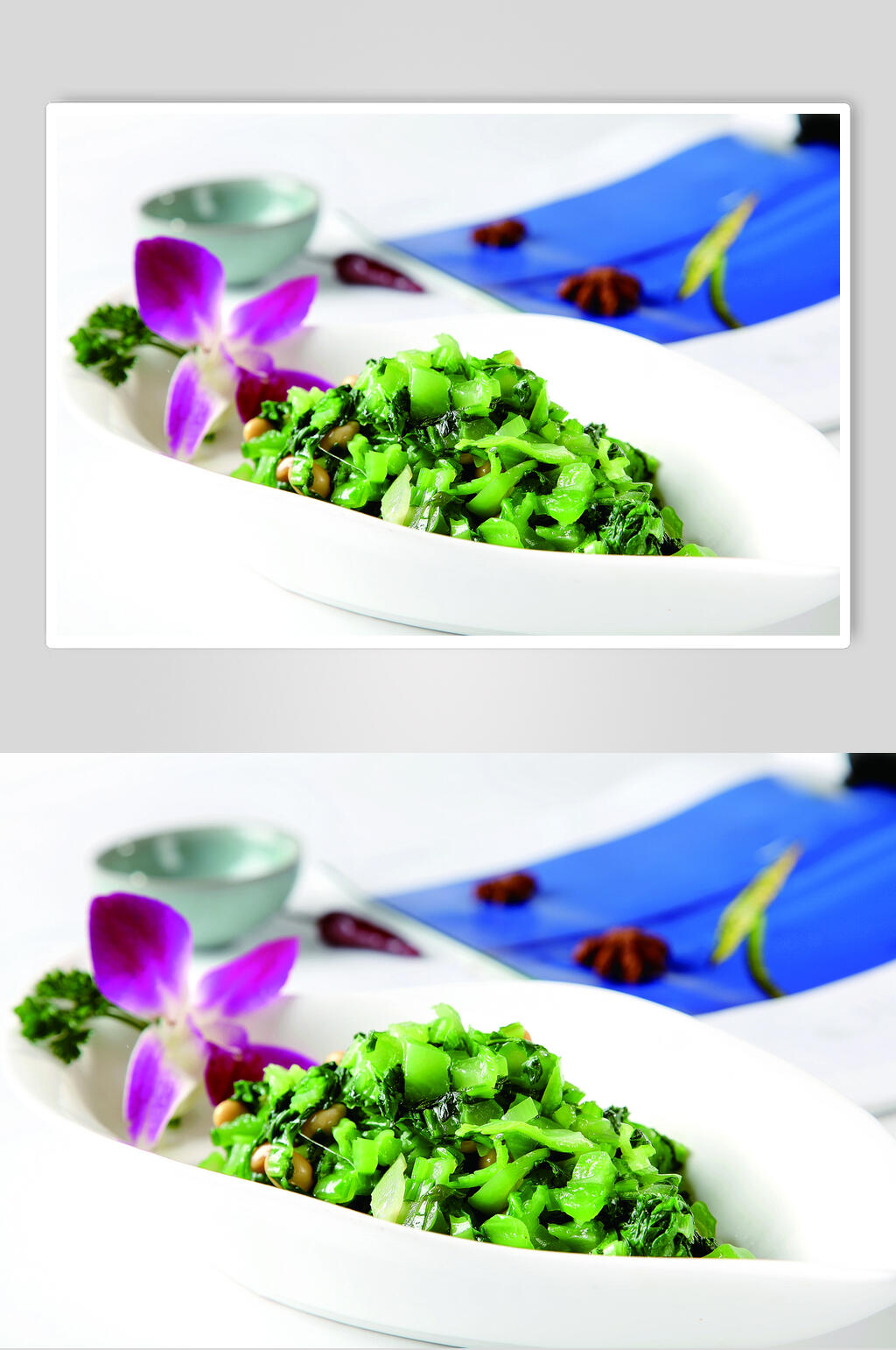 芥菜黄豆食物摄影图片素材