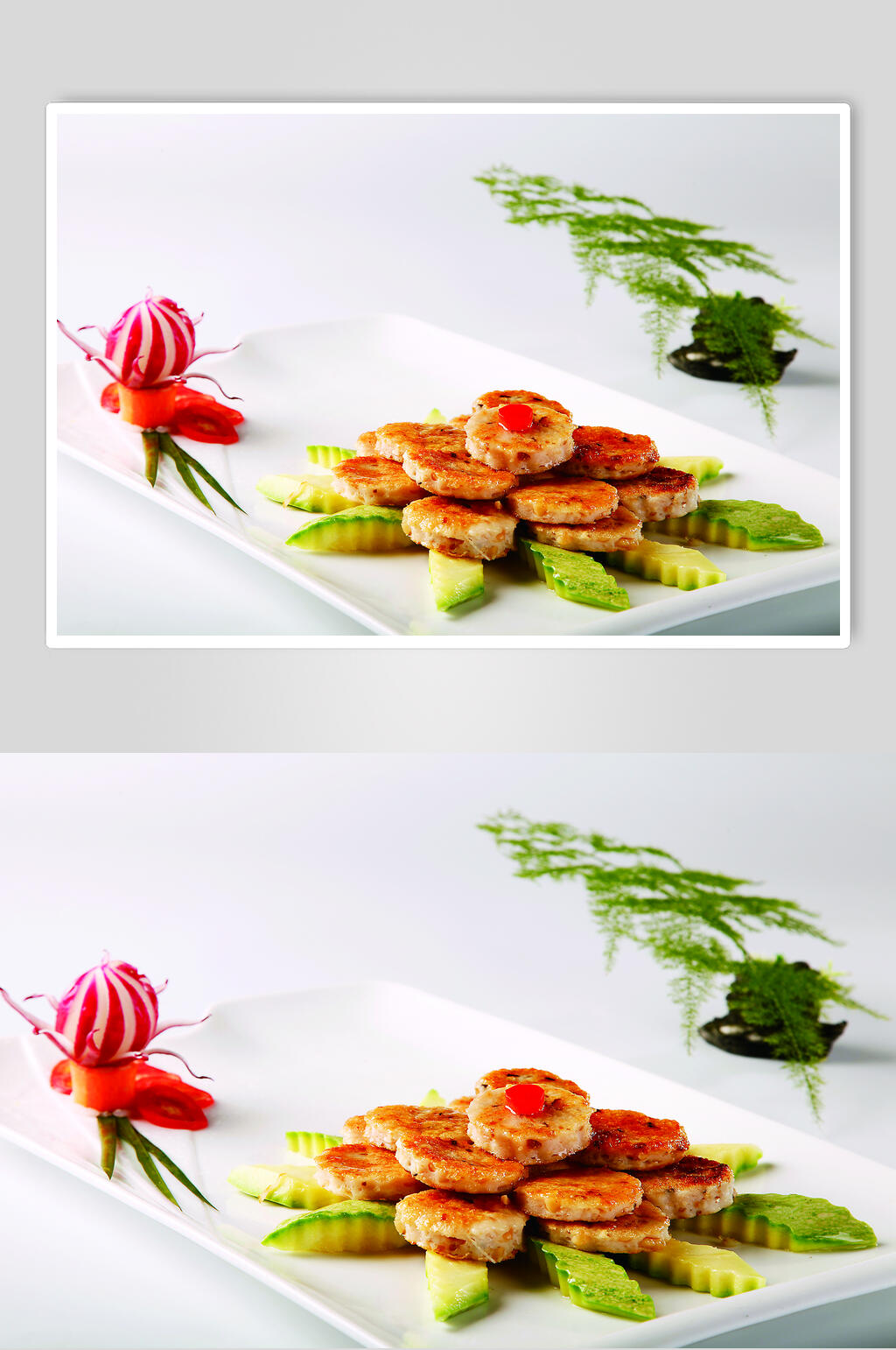 家乡煎鱼饼摄影图片素材