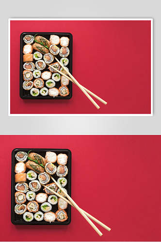 高端寿司食物图片