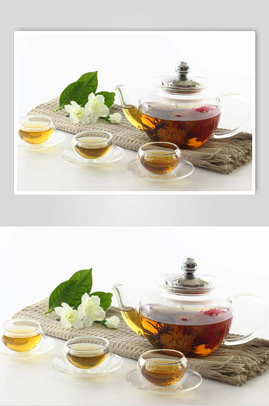 玻璃茶具泡茶食品图片