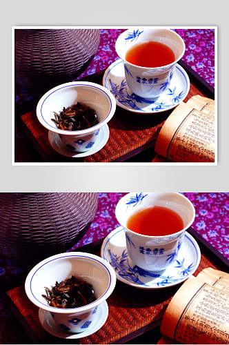 精美茶具泡茶食品图片
