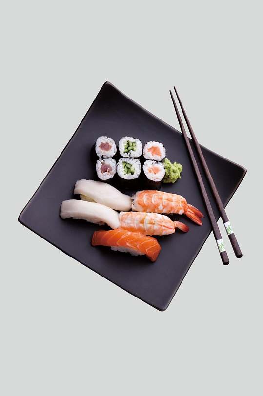 极简日式寿司餐饮美食图片